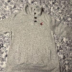 Champion Elite Washington State Cougars knit pullover sweater in gray